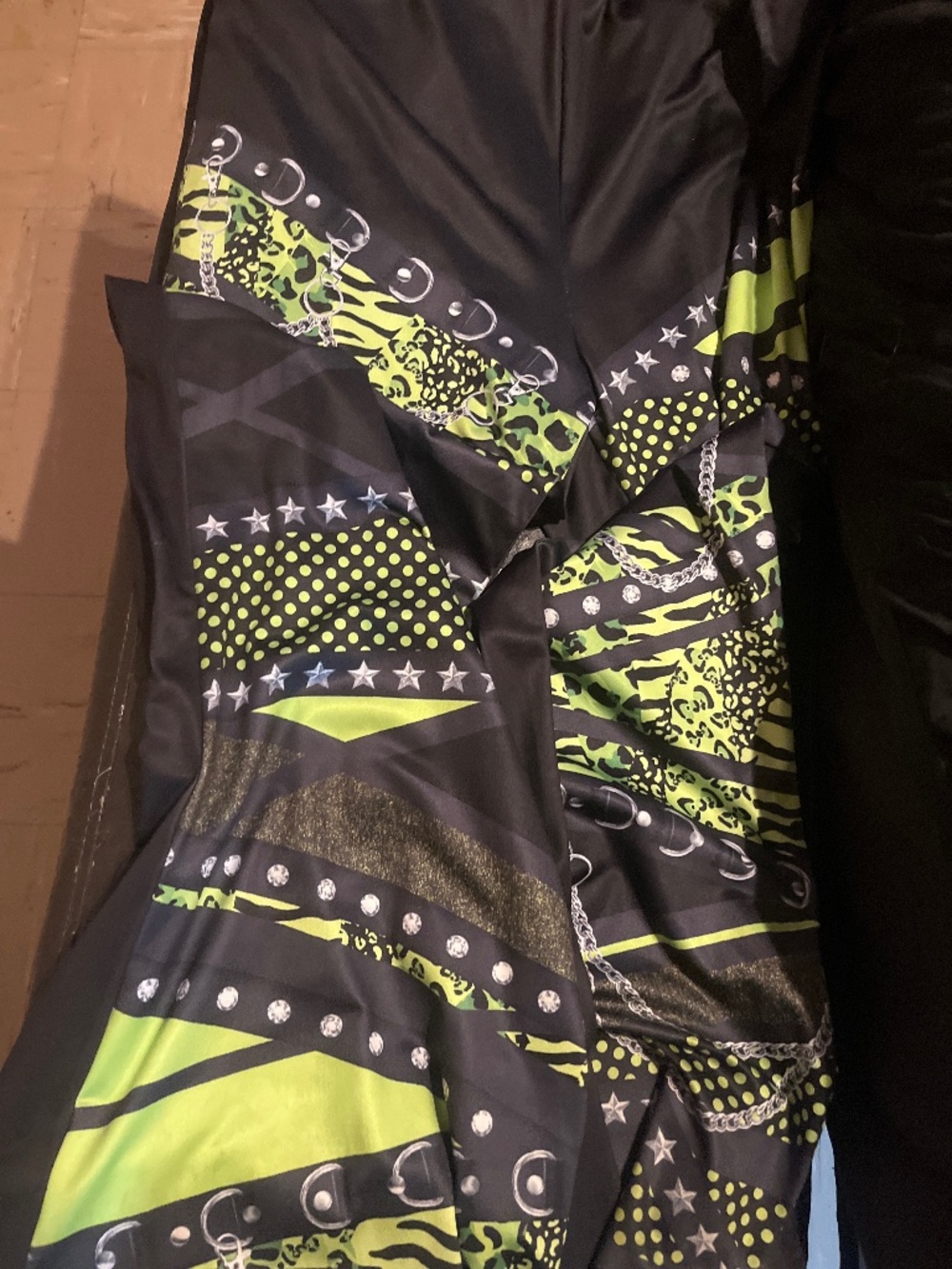 Legging goth style bell bottom